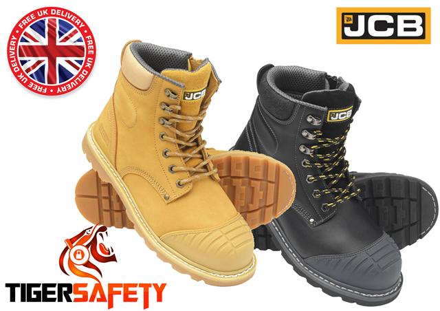 jcb steel toe boots